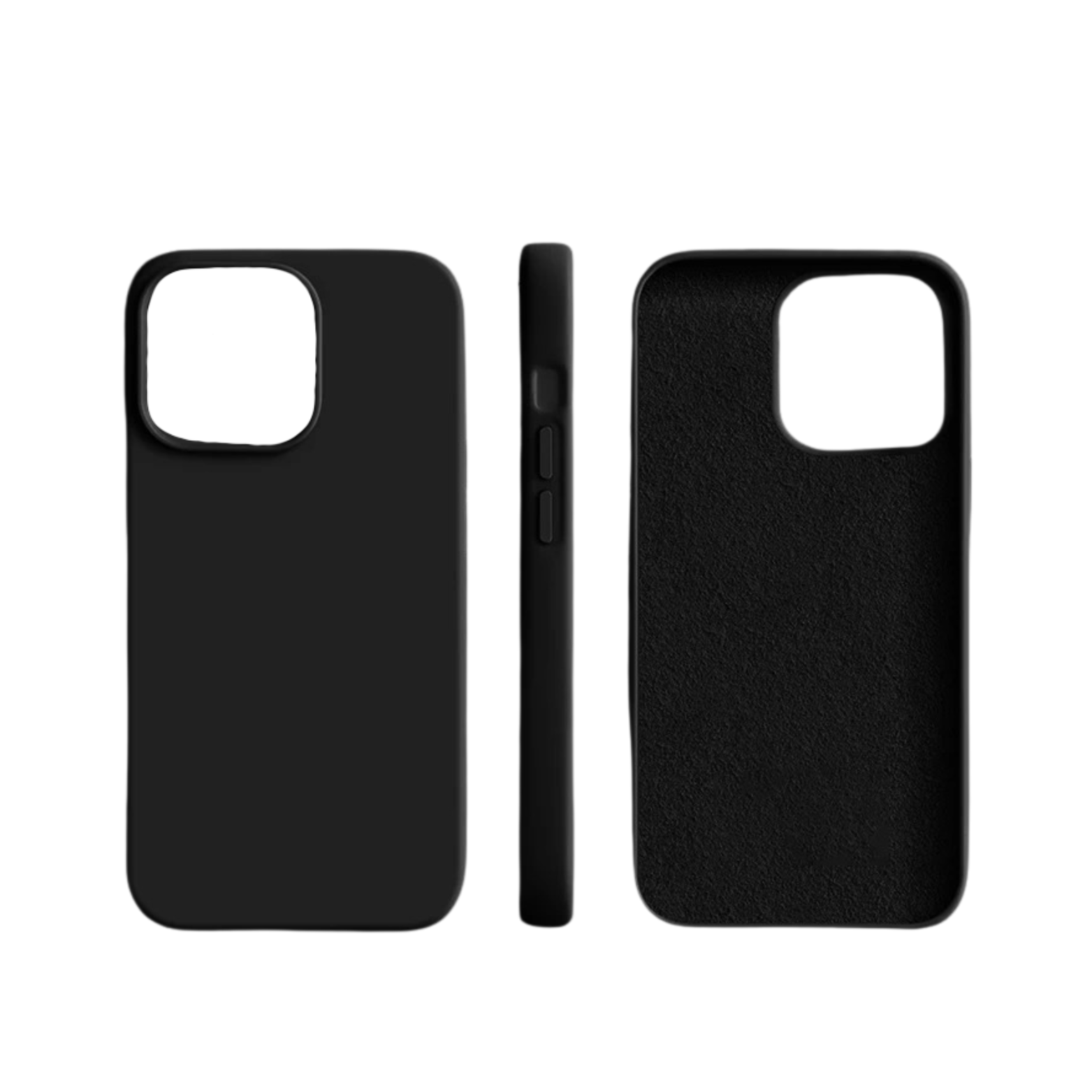 Coque iPhone Silicone Noir