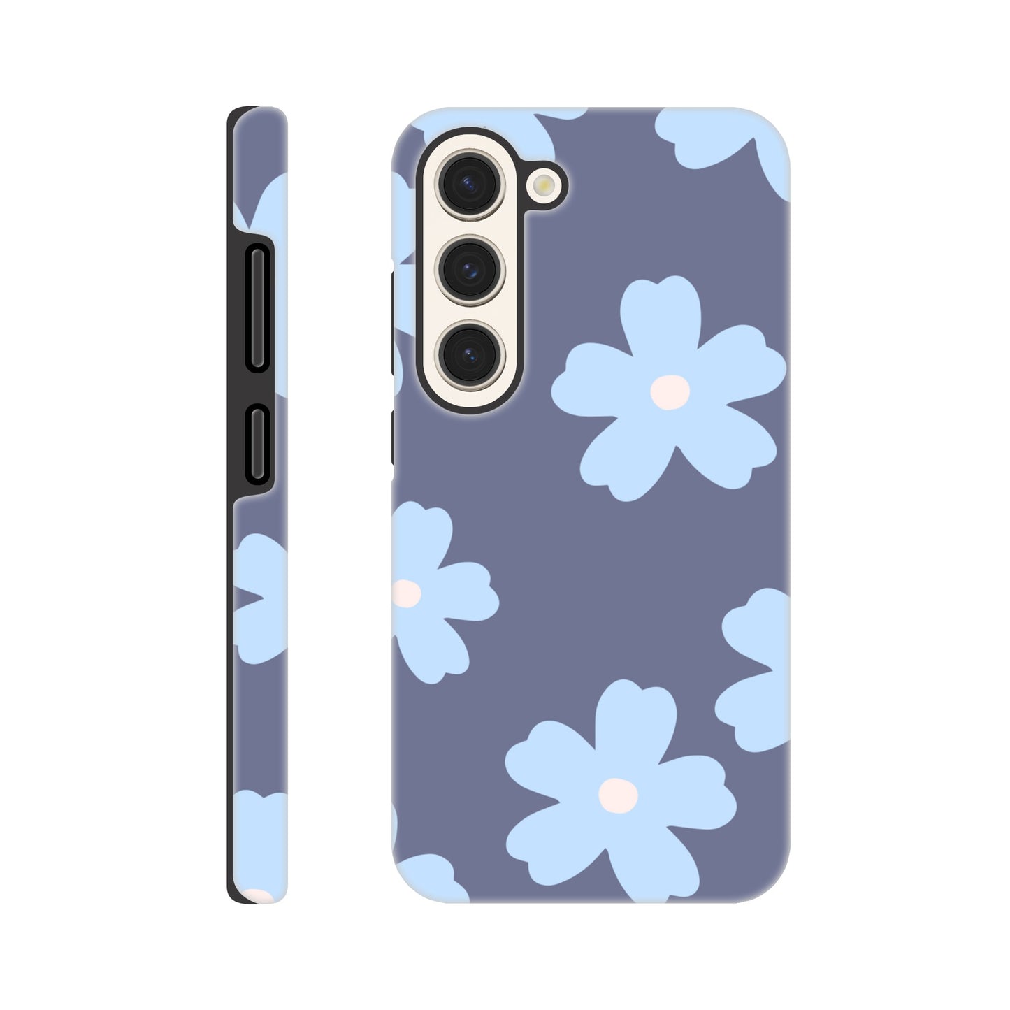 Coque Samsung Blue Flowers