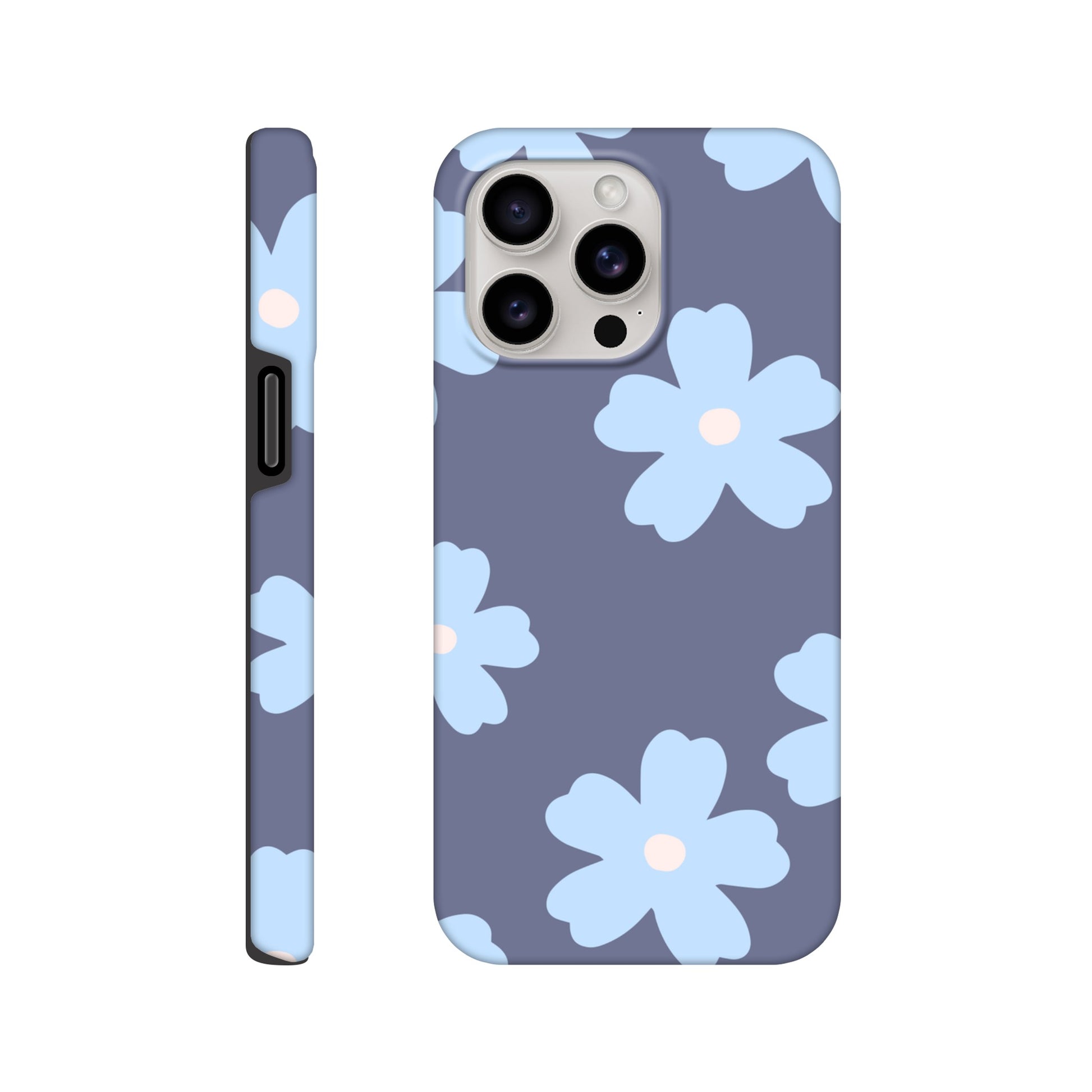 Coque iPhone Blue Flowers